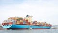 Cargo ship Maersk cargo ship GRETE MARSK entering the Port of Oakland