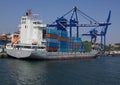 Cargo ship in the Port of Haydarpasa