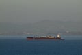 Cargo ship rest in San Francisco Bay Royalty Free Stock Photo