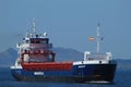 Cargo ship in Vigo Ria Royalty Free Stock Photo