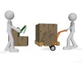 Cargo shipments Royalty Free Stock Photo