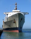 Cargo Shipped Docked at the Embarcadero Royalty Free Stock Photo