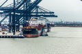 Cargo Ships in Port