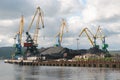 Cargo terminal in port Murmansk