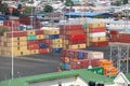 Cargo terminal in Port of Spain, Trinidad and Tobago Royalty Free Stock Photo