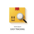 Cargo tracking logotype