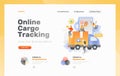 Cargo Tracking Web Page