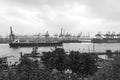 Cargo traffic in Hamburg. It`s the central hub for trade with Eastern & Northern Europe