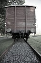 Cargo Train Car in Westerbork Transit Camp Royalty Free Stock Photo