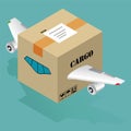 Cargo transportation cardboard box