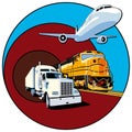 Cargo transportation II Royalty Free Stock Photo
