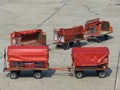 Cargo trolleys Royalty Free Stock Photo