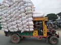 Cargo truck Bangladesh Ruppur Nuclear Power Plant.