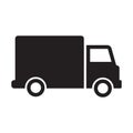 Cargo truck icon vector transportion concept for graphic design, logo, website, social media, mobile app, UI illustration