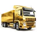 Golden truck, Cargo truck made from gold