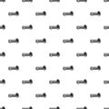 Cargo truck pattern, simple style Royalty Free Stock Photo