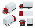 Cargo Truck transportation. Fast delivery or logistic transport.
