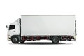 Cargo Truck on White Background. Shipping Container. Delivery Trucks. Lorry. Freight Trucks Logistics Cargo Transport Royalty Free Stock Photo