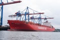 Cargo vessel in the harbour