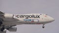 Cargolux Boeing 747 with Cutaway Livery