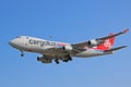 Cargolux Boeing 747-400 Freighter On Final Approach