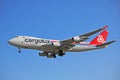 Cargolux Boeing 747-400 Freighter Side View