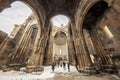 Carhedral Fethiye Mosque in Ani ancient city, Kars, Turkey Royalty Free Stock Photo