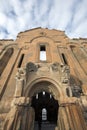 Carhedral Fethiye Mosque in Ani ancient city, Kars, Turkey Royalty Free Stock Photo