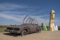 Carhenge in Alliance, Nebraska Royalty Free Stock Photo