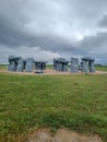 Carhenge outdoor car sculpture roadside attraction Alliance Nebraska