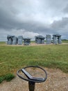 Carhenge outdoor car sculpture roadside attraction Alliance Nebraska