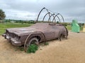 Carhenge outdoor car sculpture roadside attraction Alliance Nebraska
