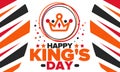 Kingâs Day in Netherlands. Koningsdag in Dutch. Celebrate birthday of His Majesty King