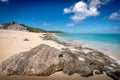 Caribbean Beach Scene Royalty Free Stock Photo