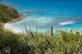 Caribbean Beach in the Virgin Islands Royalty Free Stock Photo