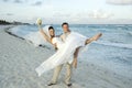 Caribbean Beach Wedding - Cele Royalty Free Stock Photo