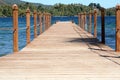 Caribbean board walk Royalty Free Stock Photo