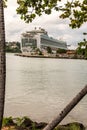Ventura at Pointe Seraphine Cruise Terminal, Castries, St Lucia Royalty Free Stock Photo