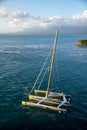 Flo â Florence Arthaudâs iconic 60ft trimaran leaving Guadeloupe