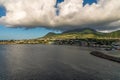 Basseterre, St Kitts and Nevis from MS Ventura Royalty Free Stock Photo