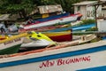 Boats in Castries Harbour St Lucia