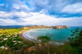 San Juan Del Sur Nicaragua Beach Beautiful View Sky Tourism Tourist Destination Pacific Ocean Rocks Rain Forest Jungle Tourist To Royalty Free Stock Photo