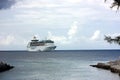 Caribbean cruise ship Royalty Free Stock Photo