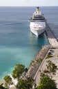 Caribbean Cruiseport Royalty Free Stock Photo