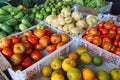 Caribbean fruit and vegetables shop Royalty Free Stock Photo