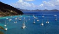 Caribbean Harbor, British Virgin Islands Royalty Free Stock Photo