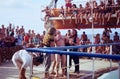 east germans, while entertainment on a east german cruise ship