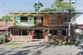 Caribbean house in Puerto Viejo, Costa Rica Royalty Free Stock Photo