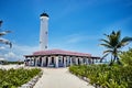 Caribbean Lighthouse on the Island Royalty Free Stock Photo