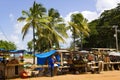 Caribbean Market. Royalty Free Stock Photo